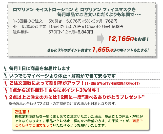 定期便詳細