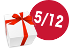 5月12日にお届けします